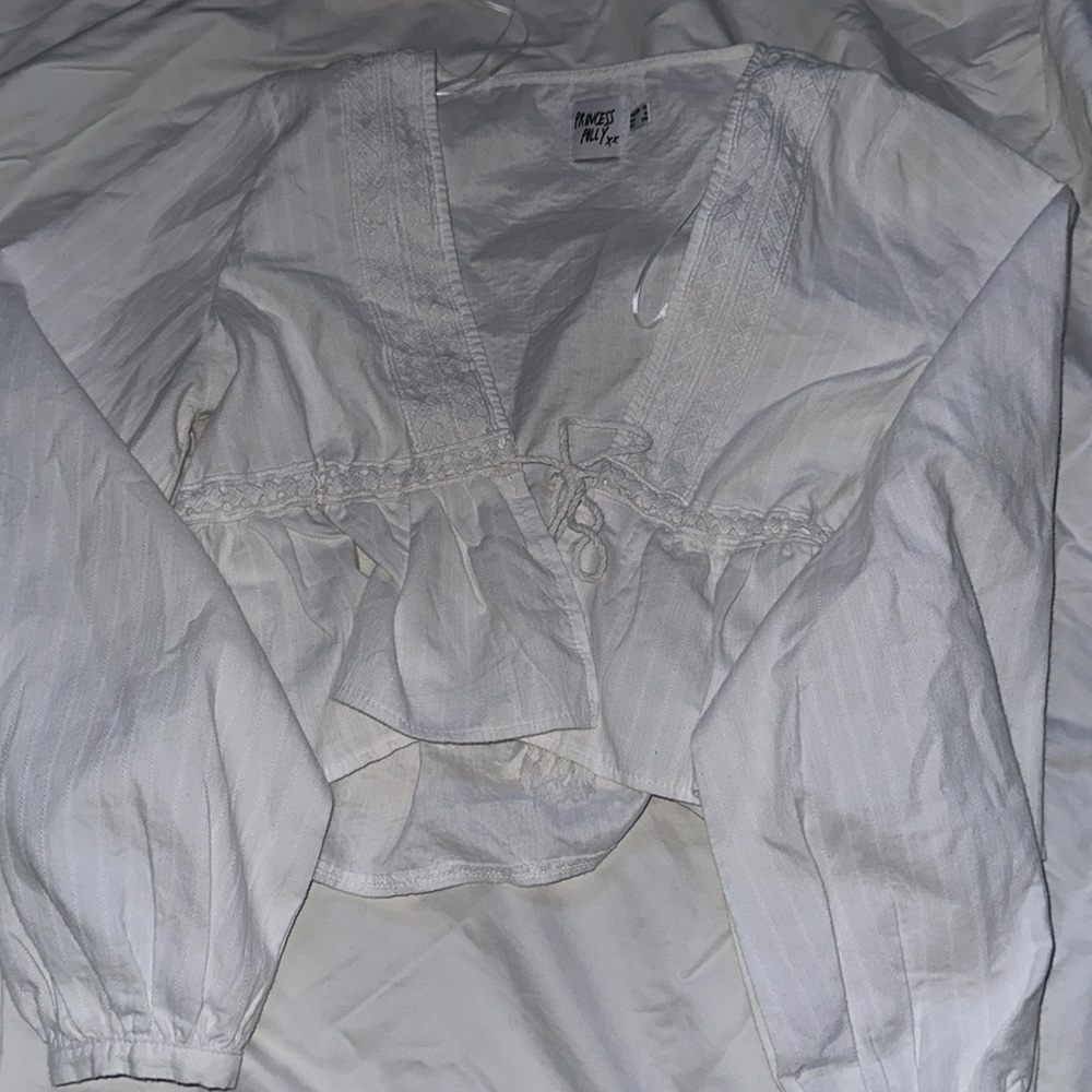 white princess polly long sleeve